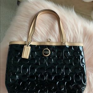 Black coach bag